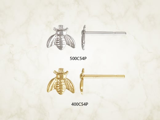 Bee earring ring